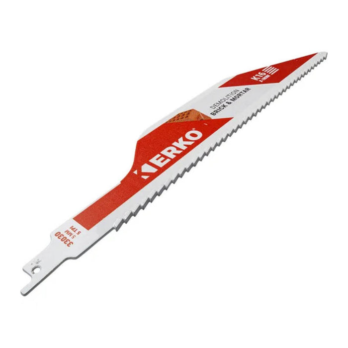 Lame de scie sabre carbure ERKO K16 5T-Tip Brick-Mortar 300x50mm - 33030 - Déstockage
