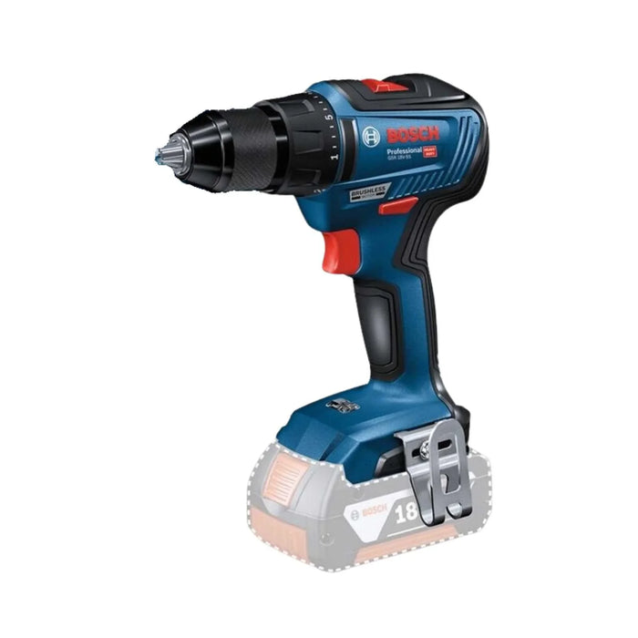 Perceuse visseuse BOSCH PRO 18V + coffret L-BOXX GSR 18 V-55 (sans batterie) - Déstockage