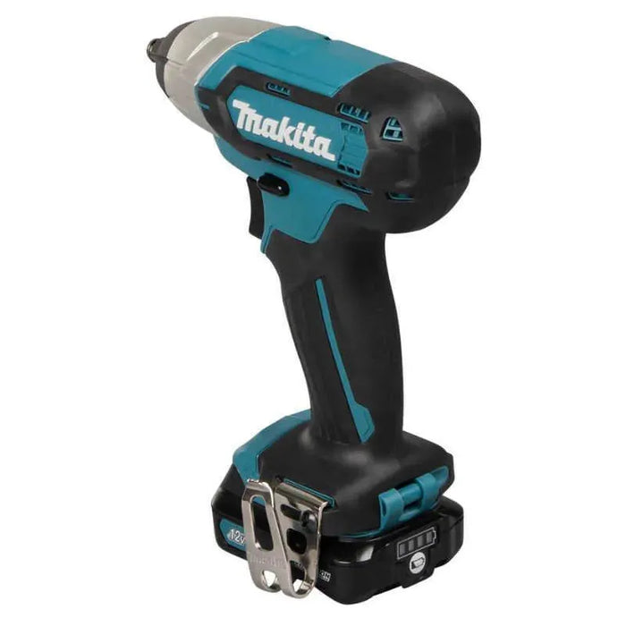 Boulonneuse à chocs Makita 12V Li-Ion CXT 140Nm + 2 batteries 4 Ah en coffret MAKPAC TW140DSMJ - Déstockage