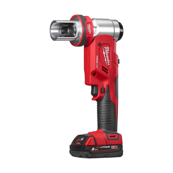 Emporte-pièce hydraulique MILWAUKEE 18V Li-Ion (1x 2Ah) FORCE LOGIC 60kN + mallette M18 HKP-201CA - Reconditionné