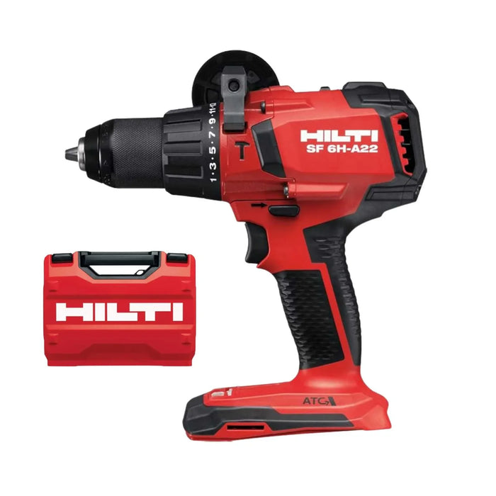 Perceuse visseuse à percussion HILTI 22V Li-Ion 80Nm + mallette SF 6H-A22 (sans batterie) - Reconditionné