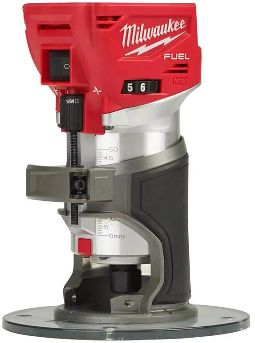 Affleureuse MILWAUKEE 18V + coffret HDBOX M18 FTR-0X (sans batterie) - Reconditionné - Drakare