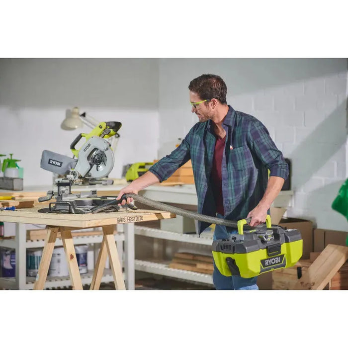 Aspirateur de chantier compact RYOBI 18V ONE+ 11L R18PV-0 (sans batterie) - Reconditionné - Drakare