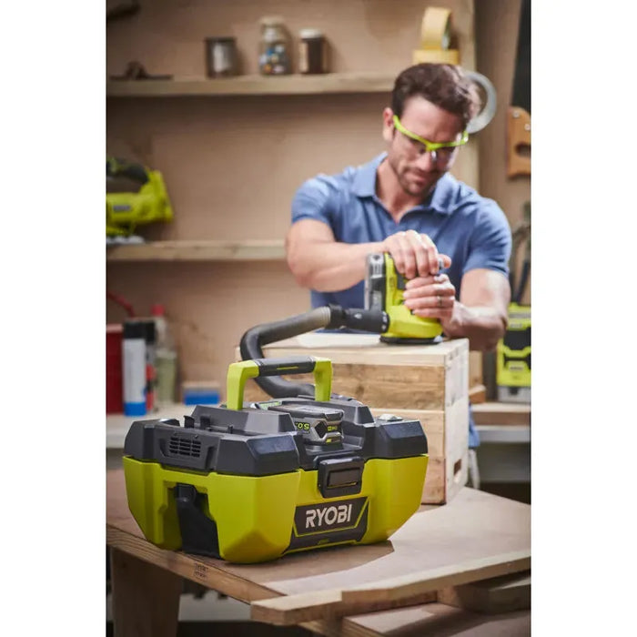 Aspirateur de chantier compact RYOBI 18V ONE+ 11L R18PV-0 (sans batterie) - Reconditionné - Drakare