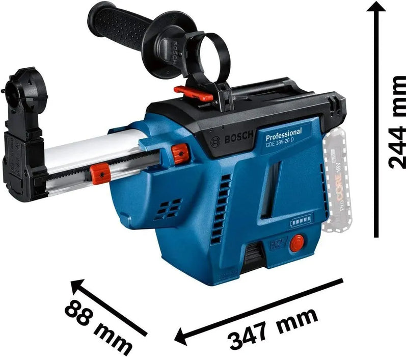 Aspirateur sans fil BOSCH PRO pour marteau rotatif Bosch GBH GDE 18V-26 D - Reconditionné - Drakare