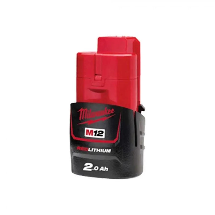 Batterie MILWAUKEE 12V 2Ah RED LITHIUM M12 B2 - Reconditionné - Drakare