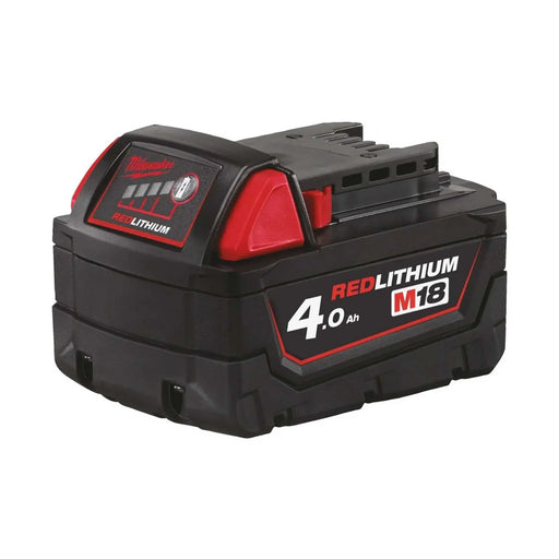 Batterie MILWAUKEE 18V Li-Ion 4Ah RED LITHIUM M18 B4 - Reconditionné - Drakare
