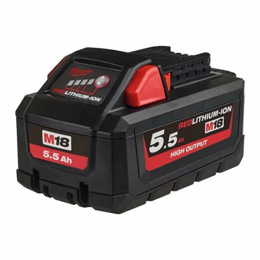 Batterie MILWAUKEE 18V Li-Ion 5.5Ah HIGH OUTPUT™ M18 HB5.5 - Reconditionné - Drakare