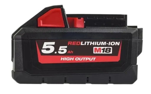 Batterie MILWAUKEE 18V Li-Ion 5.5Ah HIGH OUTPUT™ M18 HB5.5 - Reconditionné - Drakare