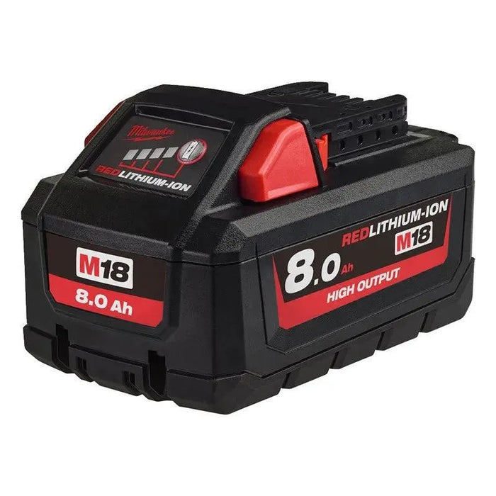 Batterie MILWAUKEE 18V Li-Ion 8Ah HIGH OUTPUT™ M18 HB8 - Reconditionné - Drakare