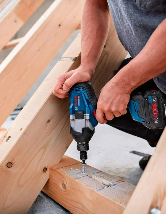 Boulonneuse à chocs BOSCH PRO 18V 1050Nm + coffret L-BOXX GDS 18V-1050 H (sans batterie) - Reconditionné - Drakare