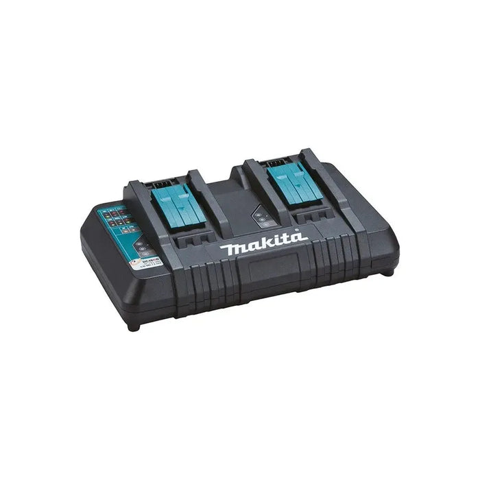 Chargeur double Makita 14.4V / 18V pour batterie MAKSTAR DC18RD - Reconditionné - Drakare