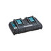 Chargeur double Makita 14.4V / 18V pour batterie MAKSTAR DC18RD - Reconditionné - Drakare