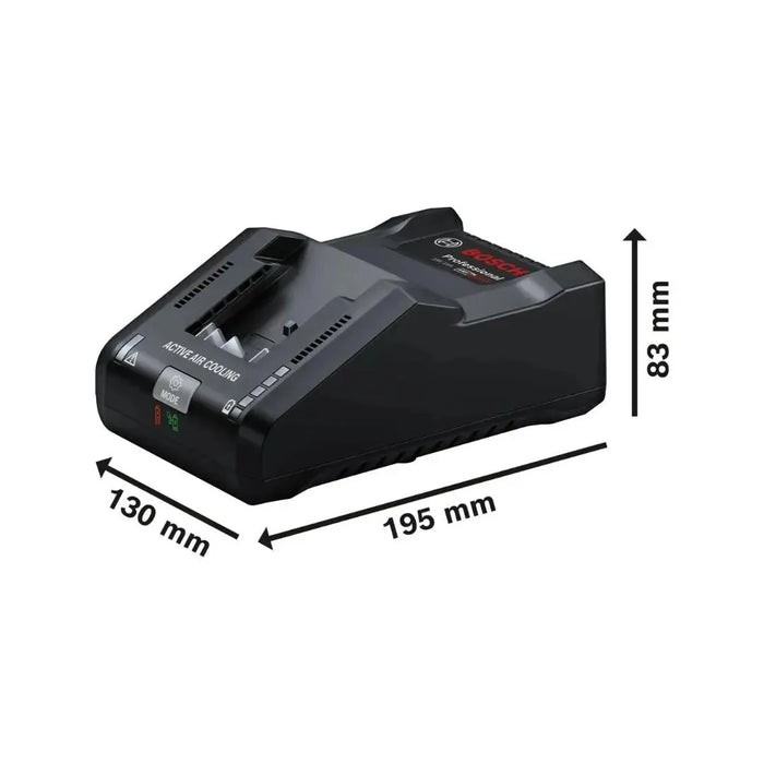 Chargeur rapide multi-voltage BOSCH PRO 14.4V / 18V Active Air Cooling GAL 18V-160 - Reconditionné - Drakare