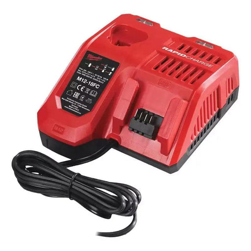 Chargeur rapide multi-voltage Milwaukee 12V / 14V / 18V M12-18 FC - Reconditionné - Drakare