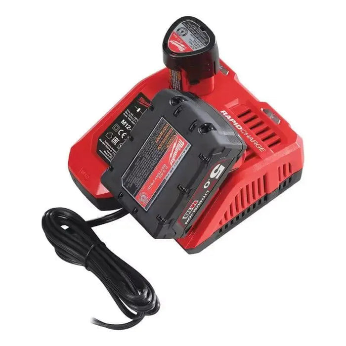 Chargeur rapide multi-voltage MILWAUKEE 12V / 14V / 18V M12-18 FC - Reconditionné - Drakare
