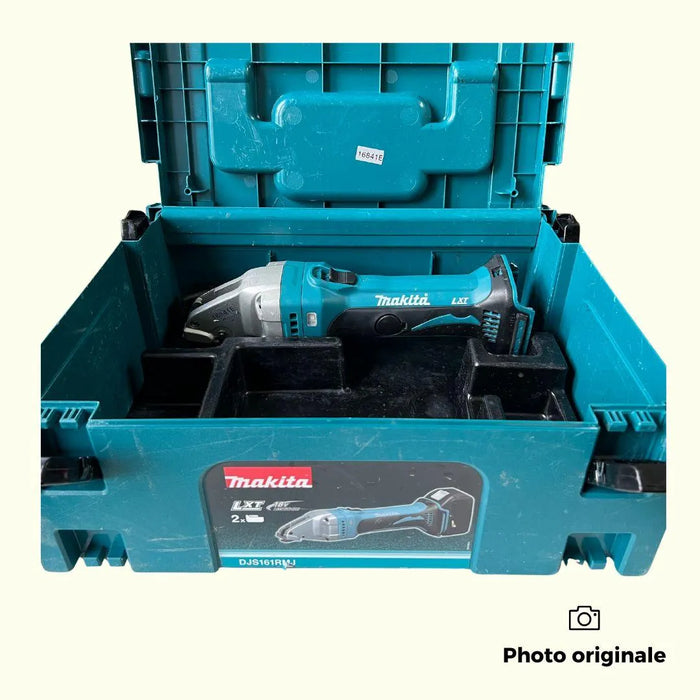 Cisaille à tôle MAKITA 18V LXT 1,6mm + coffret MakPac DJS161ZJ (sans batterie) - Reconditionné - Drakare