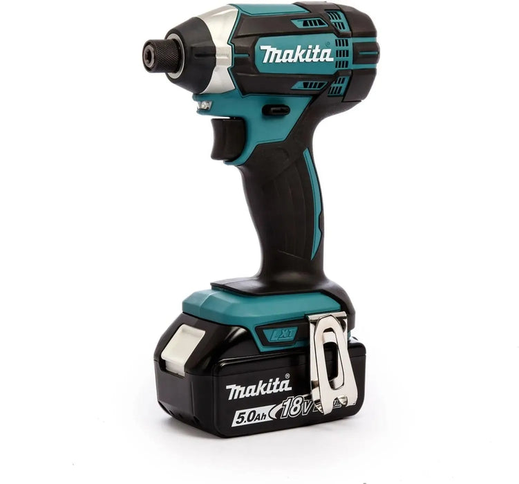 Combopack 2 outils MAKITA 18V (2x 5Ah) LXT (DHP458 - DTD152) + coffret MAKPAC DLX2145TJ - Reconditionné - Drakare