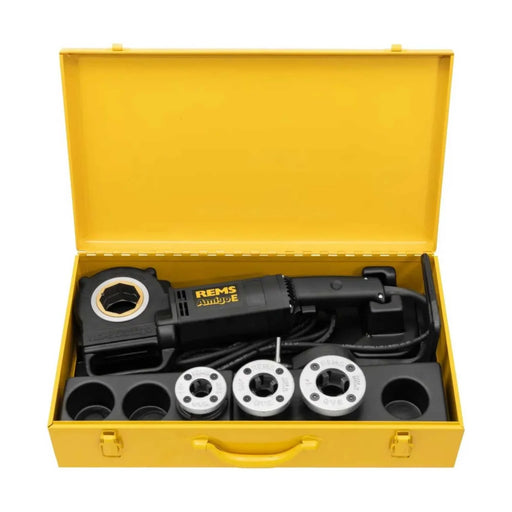 Coupe-fil électrique REMS Amigo E avec têtes de coupe Set R 1/2-3/4-1 + coffret - 530013 R220 - Déstockage - Drakare