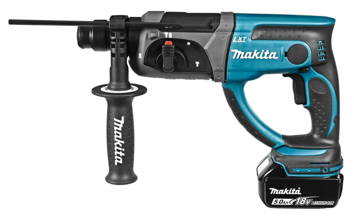 Perforateur burineur Makita 18V Li-Ion SDS-Plus LXT 2J + 2 batteries 5 Ah DHR202RT - Reconditionné