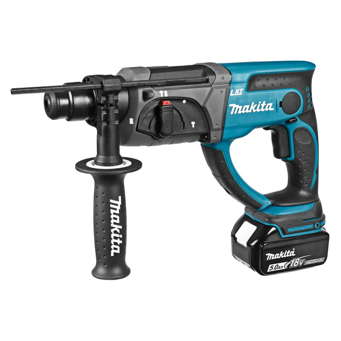 Perforateur burineur Makita 18V Li-Ion SDS-Plus LXT 2J + 2 batteries 5 Ah DHR202RT - Reconditionné