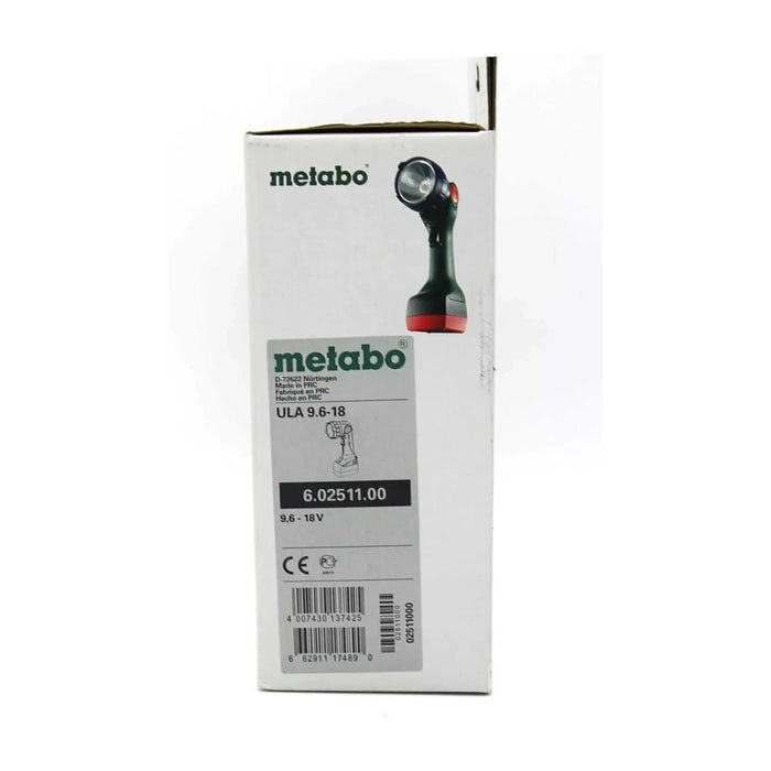 Lampe de poche METABO 14.4V / 18V Halogène ULA 14.4-18 (sans batterie) - Déstockage - Drakare