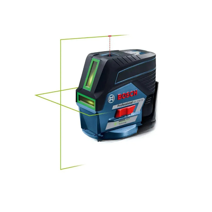 Laser à ligne et points BOSCH PRO 12V Portée 50m + mallette GCL 2-50 CG (sans batterie) - Reconditionné - Drakare