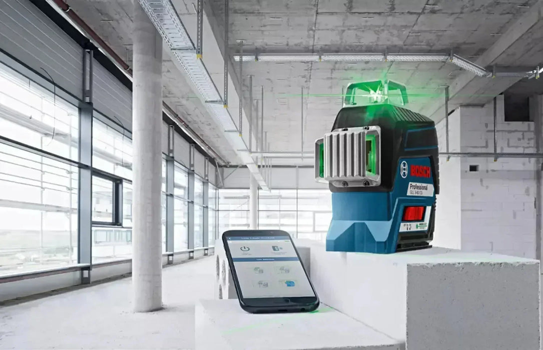 Laser lignes vert 360° BOSCH PRO 12V Li-Ion (1x 2Ah) + coffret L-BOXX GLL 3-80 CG - Reconditionné - Drakare