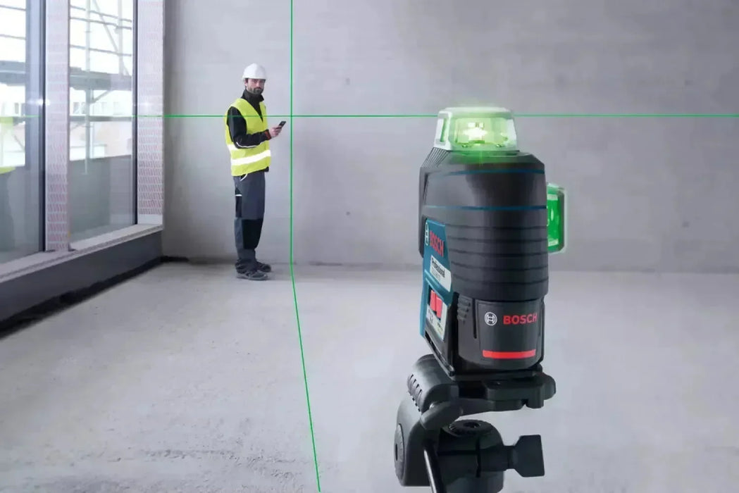 Laser lignes vert 360° BOSCH PRO 12V Li-Ion (1x 2Ah) + coffret L-BOXX GLL 3-80 CG - Reconditionné - Drakare