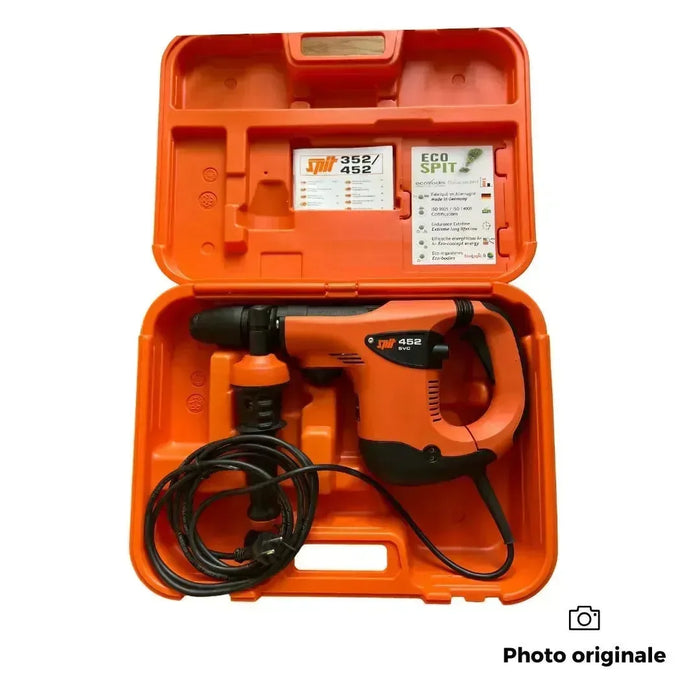 Marteau piqueur SPIT S2S-Max 1100W + mallette 452 SVC - Reconditionné - Drakare