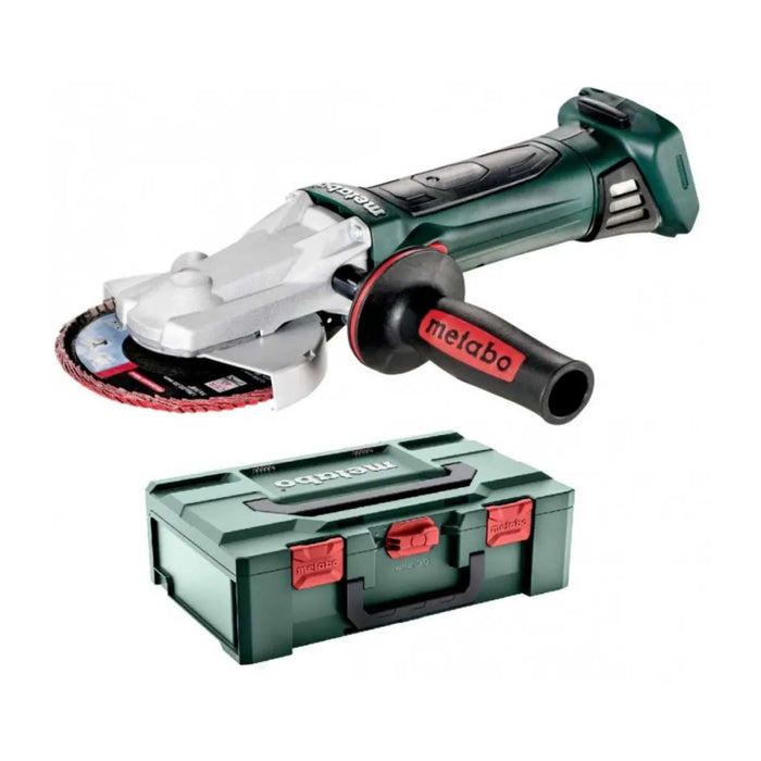 Meuleuse d'angle à tête plate METABO 18V Ø125mm + coffret METABOX WF 18 LTX 125 Quick (sans batterie) - Déstockage - Drakare
