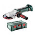 Meuleuse d'angle à tête plate METABO 18V Ø125mm + coffret METABOX WF 18 LTX 125 Quick (sans batterie) - Déstockage - Drakare