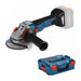 Meuleuse d'angle BOSCH PRO 18V Ø125mm + coffret L-BOXX GWS 18V-10C (sans batterie) - Déstockage - Drakare