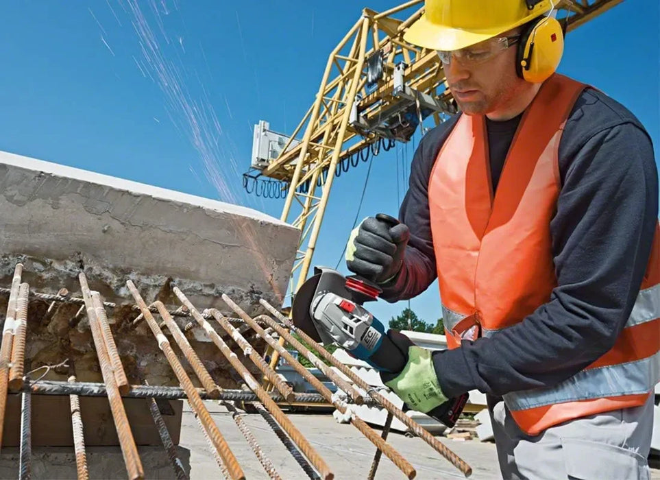 Meuleuse d'angle BOSCH PRO 18V Ø125mm + coffret L-BOXX GWS 18V-10C (sans batterie) - Déstockage - Drakare