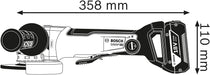 Meuleuse d'angle BOSCH PRO 18V X-LOCK Ø125mm + coffret L-BOXX GWX 18V-10 PC (sans batterie) - Déstockage - Drakare