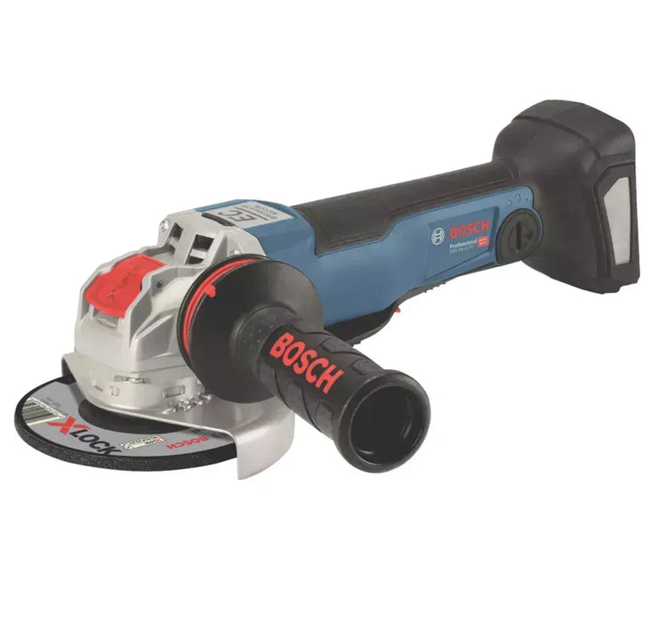 Meuleuse d'angle BOSCH PRO 18V X-LOCK Ø125mm + coffret L-Boxx GWX 18V-10 PC (sans batterie) - Occasion - Drakare