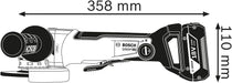 Meuleuse d'angle BOSCH PRO 18V X-LOCK Ø125mm + coffret L-BOXX GWX 18V-10 PC (sans batterie) - Reconditionné - Drakare