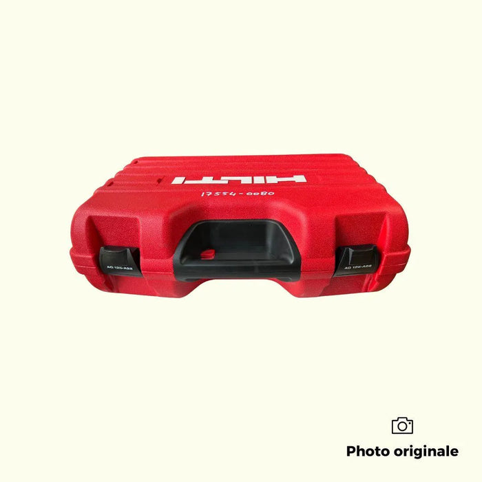 Meuleuse d'angle HILTI 22V Li-Ion (2x 5.2Ah) Ø125mm + mallette AG 125-A22 + B22 5.2 + C4/36-350 - Reconditionné - Drakare