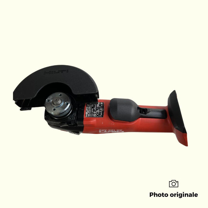 Meuleuse d'angle Hilti 22V Li-Ion Ø125mm + 2 batteries 5.2 Ah en mallette AG 125-A22 + B22 5.2 + C4/36-350 - Reconditionné - Drakare