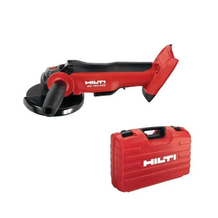 Meuleuse d'angle HILTI 22V Ø125mm + mallette AG 125-A22 (sans batterie) - Reconditionné - Drakare