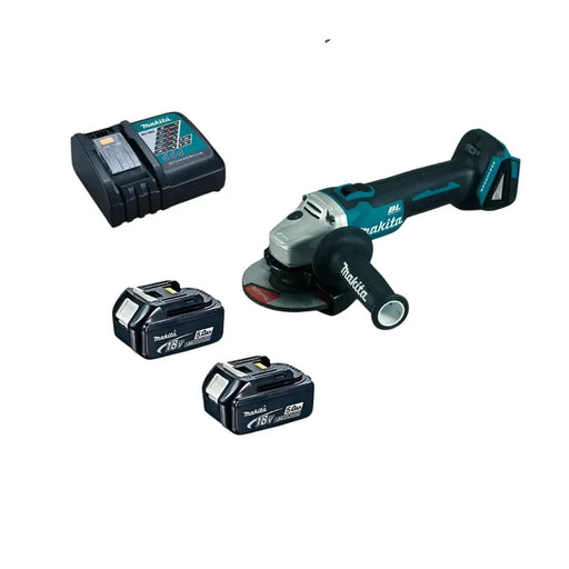 Meuleuse d'angle MAKITA 18V Li-Ion (2x 5Ah) LXT Ø125mm DGA504RT - Déstockage - Drakare
