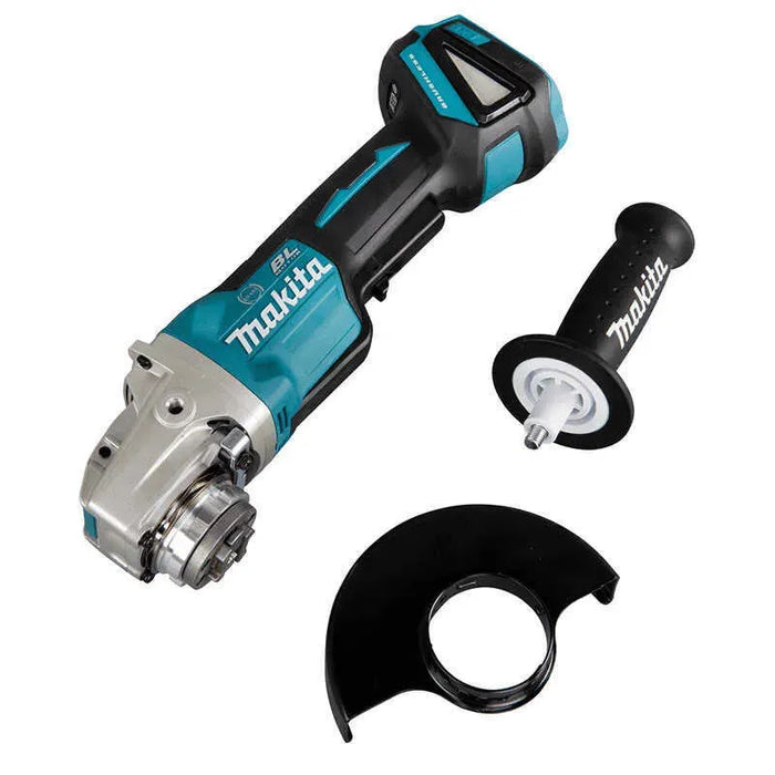 Meuleuse d'angle MAKITA 18V LXT Frein + Homme mort X-LOCK Ø125mm DGA520ZX1 (sans batterie) - Déstockage - Drakare