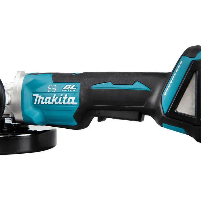 Meuleuse d'angle MAKITA 18V LXT Frein + Homme mort X-LOCK Ø125mm DGA520ZX1 (sans batterie) - Déstockage - Drakare
