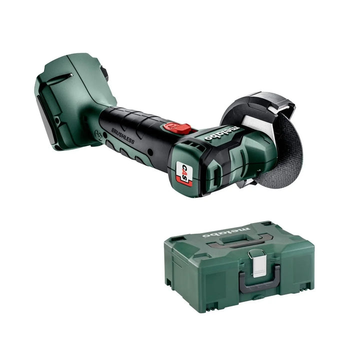 Meuleuse d'angle METABO 18V Ø76mm + coffret METALOC CC 18 LTX BL (sans batterie) - Déstockage - Drakare
