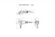 Meuleuse d'angle METABO 2200W Ø230mm + mallette WE 22-230 MVT - Reconditionné - Drakare