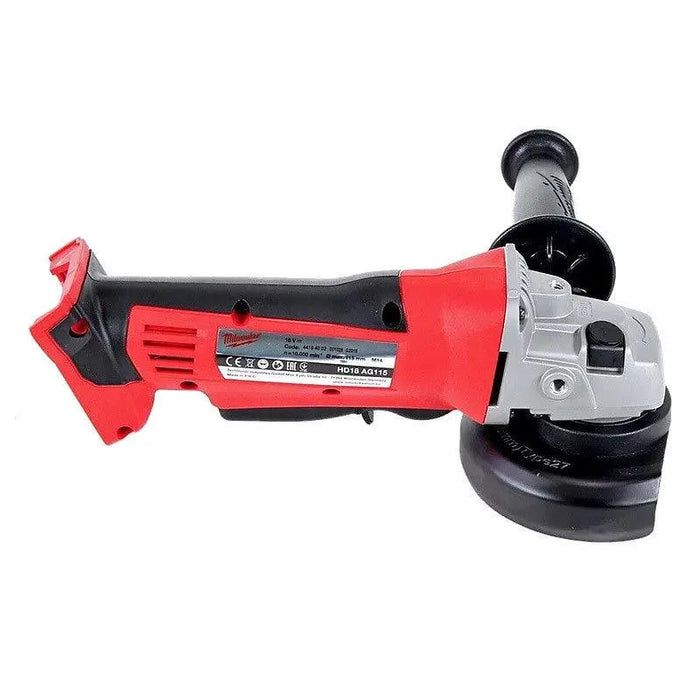 Meuleuse d'angle MILWAUKEE 18V Ø115mm HD18 AG-125-0 (sans batterie) - Reconditionné - Drakare