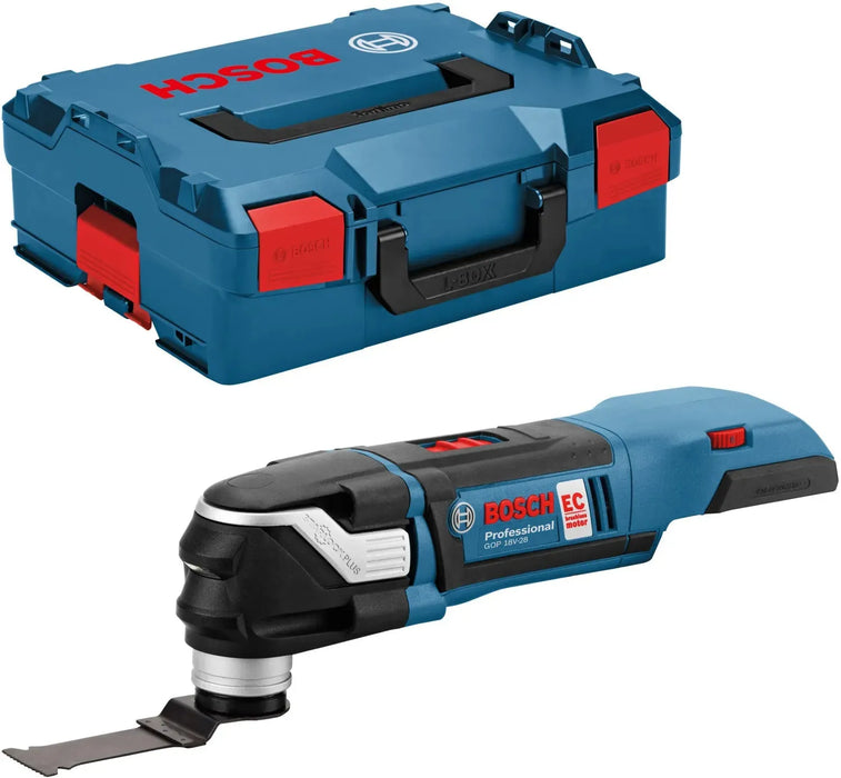 Outil multifonctions BOSCH PRO 18V + coffret L-BOXX GOP 18V-28 (sans batterie) - Reconditionné - Drakare