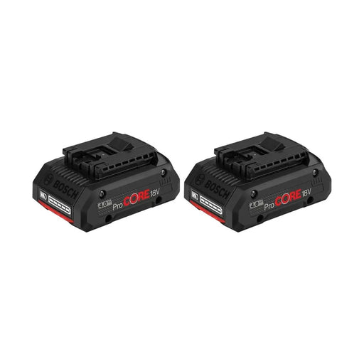 Pack 2 batteries + 1 chargeur BOSCH PRO 18V Li-Ion 4Ah ProCORE - Reconditionné - Drakare