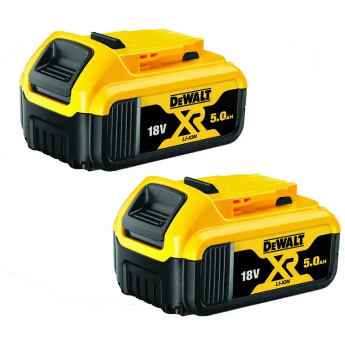 Pack 2 batteries DEWALT 18V Li-Ion 5Ah XR DCB184P2 - Déstockage - Drakare