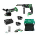 Pack 2 outils HIKOKI 18V Li-Ion (2x 5Ah) Perforateur / Meuleuse + coffret HIT-SYSTEM CASE KC18GDHZ - Déstockage - Drakare